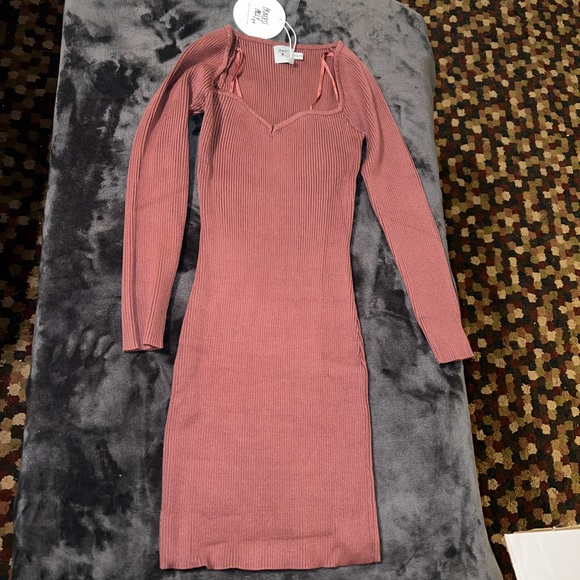 Princess Polly Lolita Mini Dress in Brown Size XS/S New with tag - Picture 5 of 11